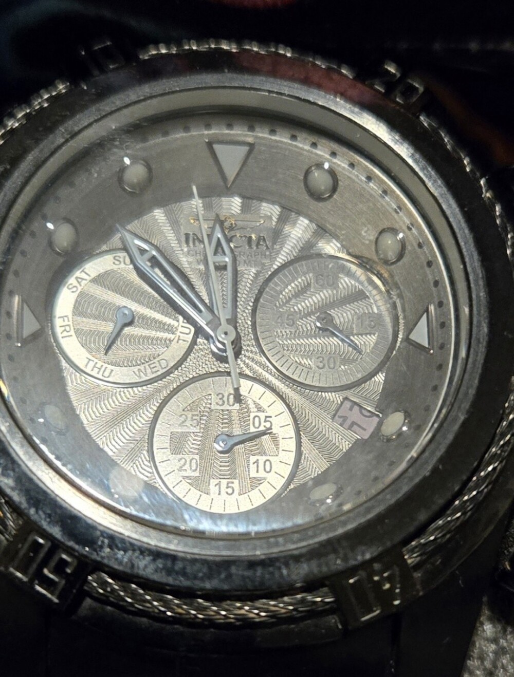 Invicta Silver Dial Multi-Function Chronograph Watch